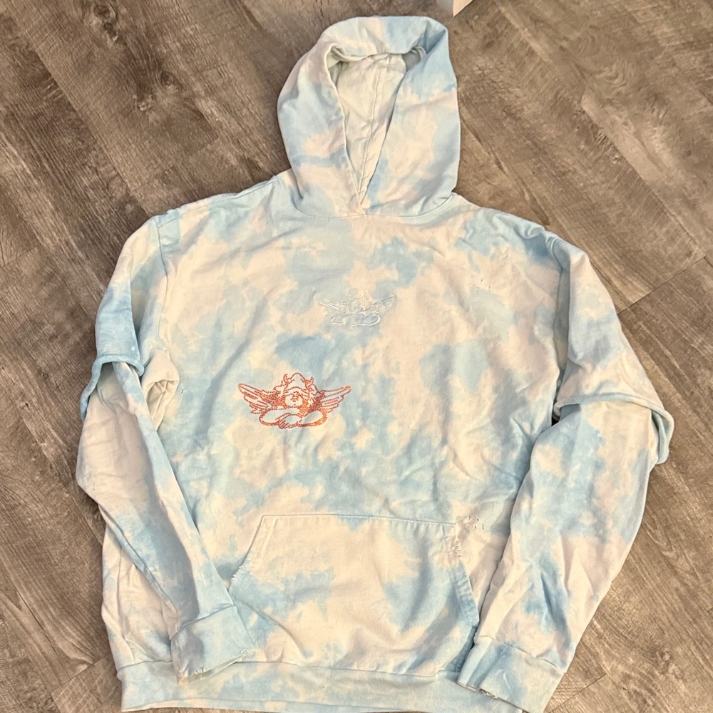 Boys Lie Blue Tie-Dye Hoodie